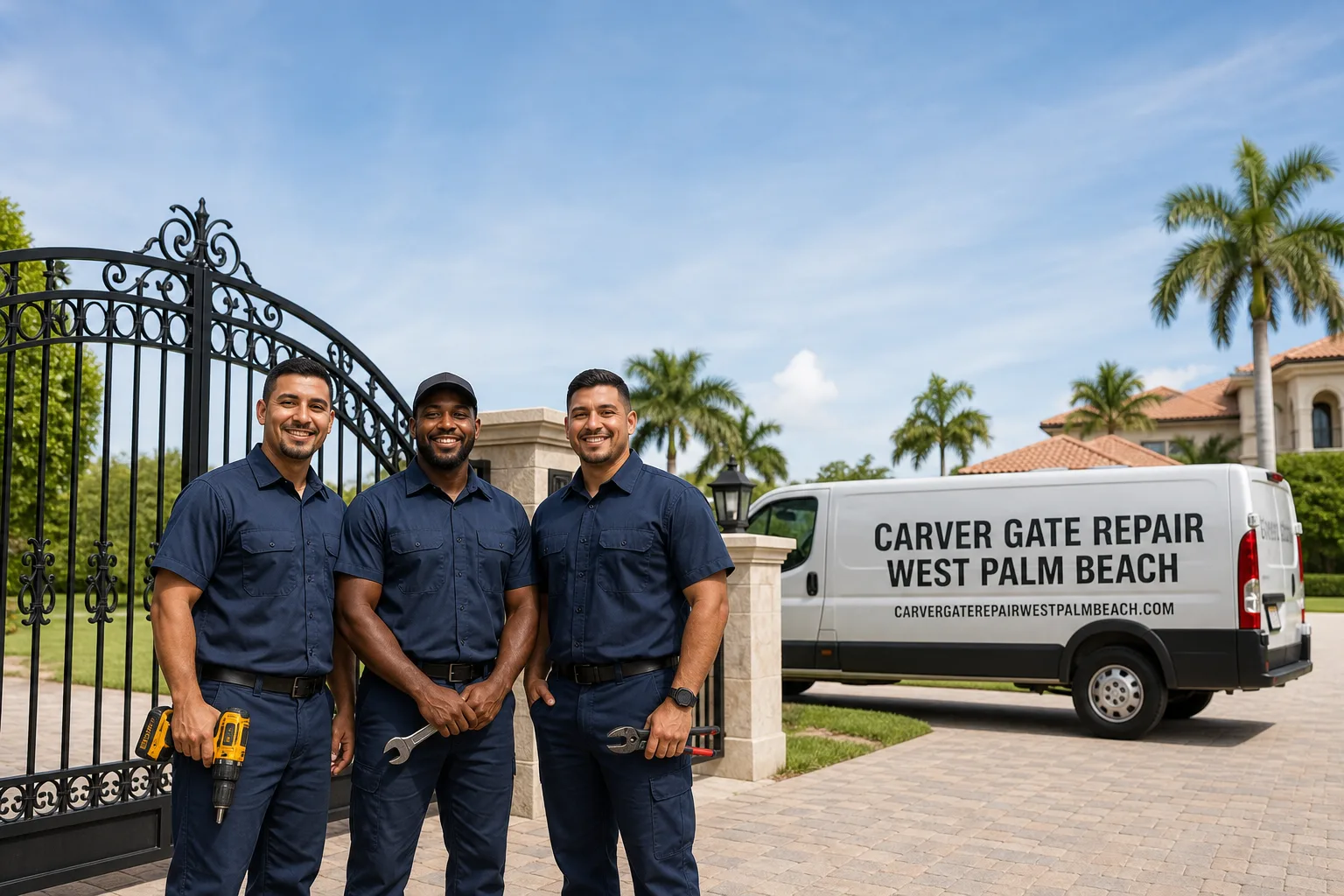 Carver Gate Repair West Palm Beach gate repair team